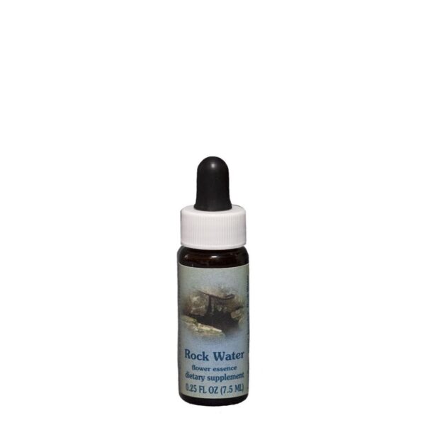 Bach Flower Rock Water helps to restore the ability to be open-minded and flexible in one’s beliefs. Those in need of Rock Water set themselves very high standards 1/4 oz