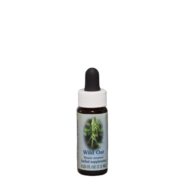 Bach Flower Wild Oat promotes an inner clarity about the right path in one's life work 1/4 oz